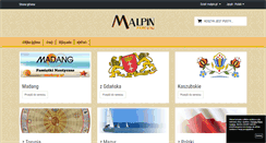 Desktop Screenshot of malpin.pl