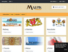 Tablet Screenshot of malpin.pl